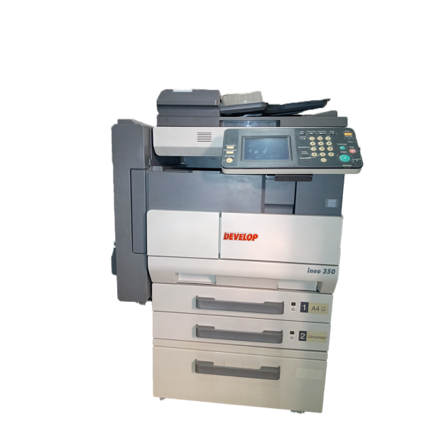 INEO 350 <br /> Brand: Develop <br /> serial number: 21501789 <br /> Paper Count: 90938